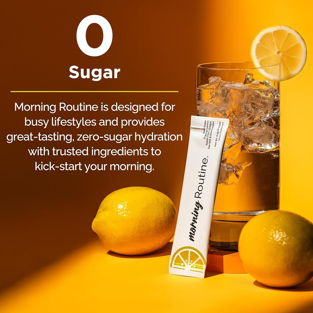 ROUTINE Morning Daily Hydration | Electrolyte Powder Packets with Apple Cider Vi