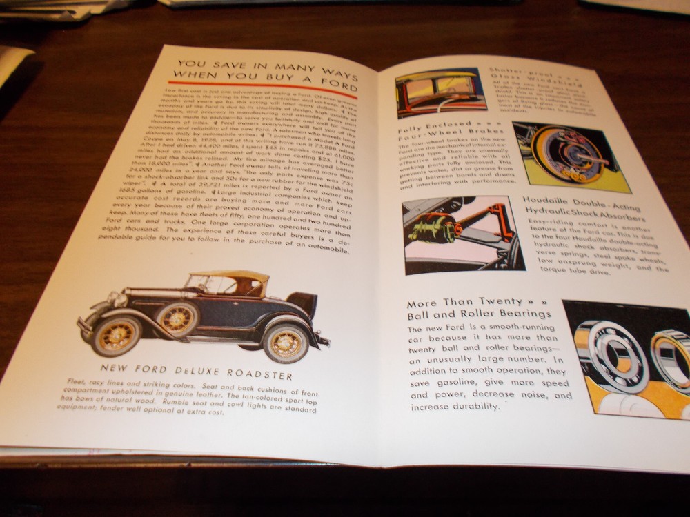 1931 Ford Model A Sales Brochure / Original