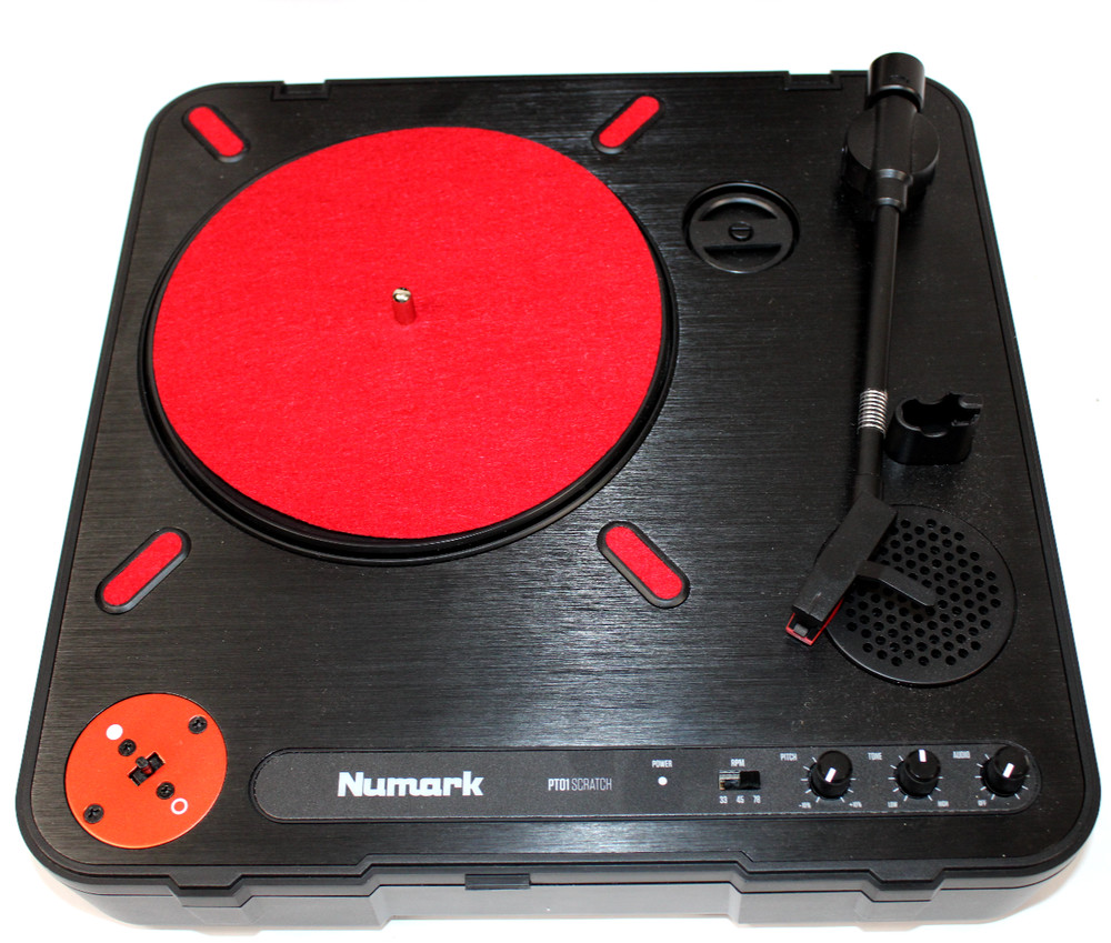 Numark PT01 Scratch Portable DJ Turntable w USB & Built in Scratch-Switch NewOB