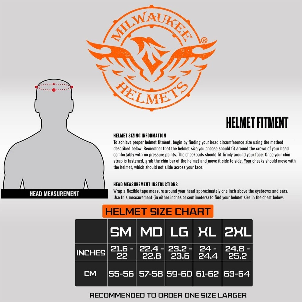 Milwaukee Helmets MPH9812DOT Menace Advanced Modular Helmet with Drop Down Visor