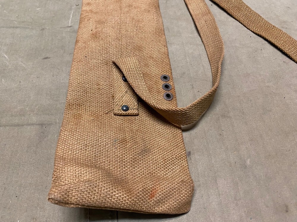 ORIGINAL WWI WWII US ARMY M1910 SIGNAL CORPS FLAG KIT CARRIER BAG-DATED 1918