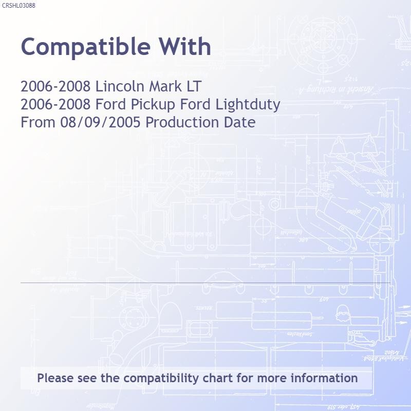 Replacement Plastic Driver Side Fog Light Bracket (See compatibility Chart)