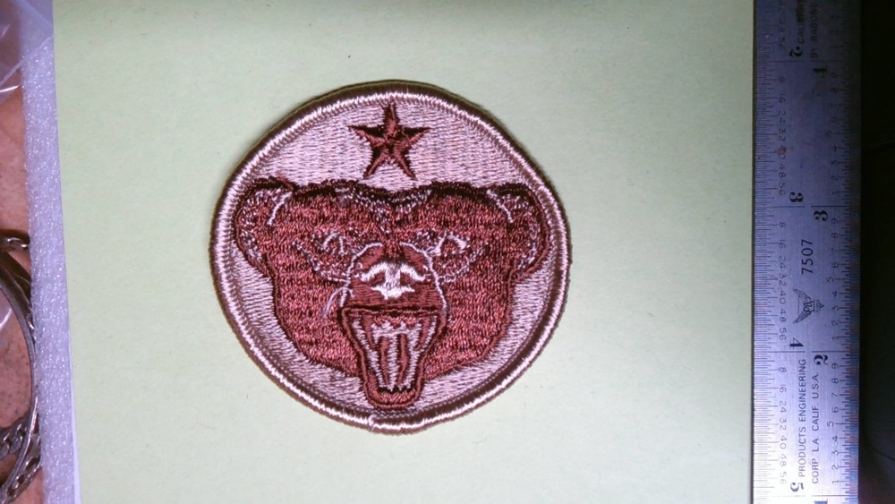 MILITARY PATCH SEW ON OLDER DESERT US ARMY ALASKA COMMAND