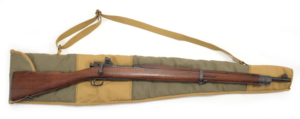 WW2 Springfield M1903 Padded Rifle Case Marked JT&L 1942