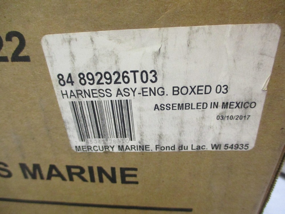 84-892926T03 Engine Harness Assembly