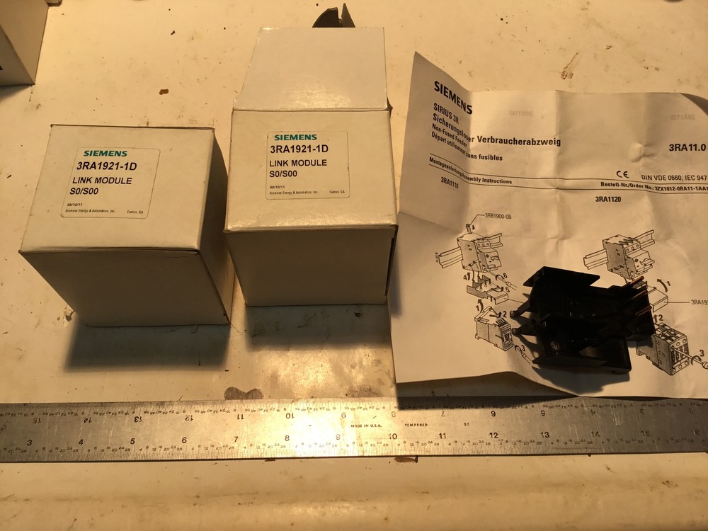 2 Pieces Siemens Link Module 3RA1921-1D New (26)