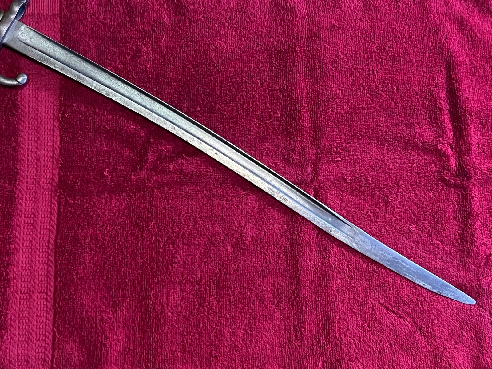 CHASSEPOT PATTERN BAYONET; NO MARKINGS. REMINGTON PRE WWI?