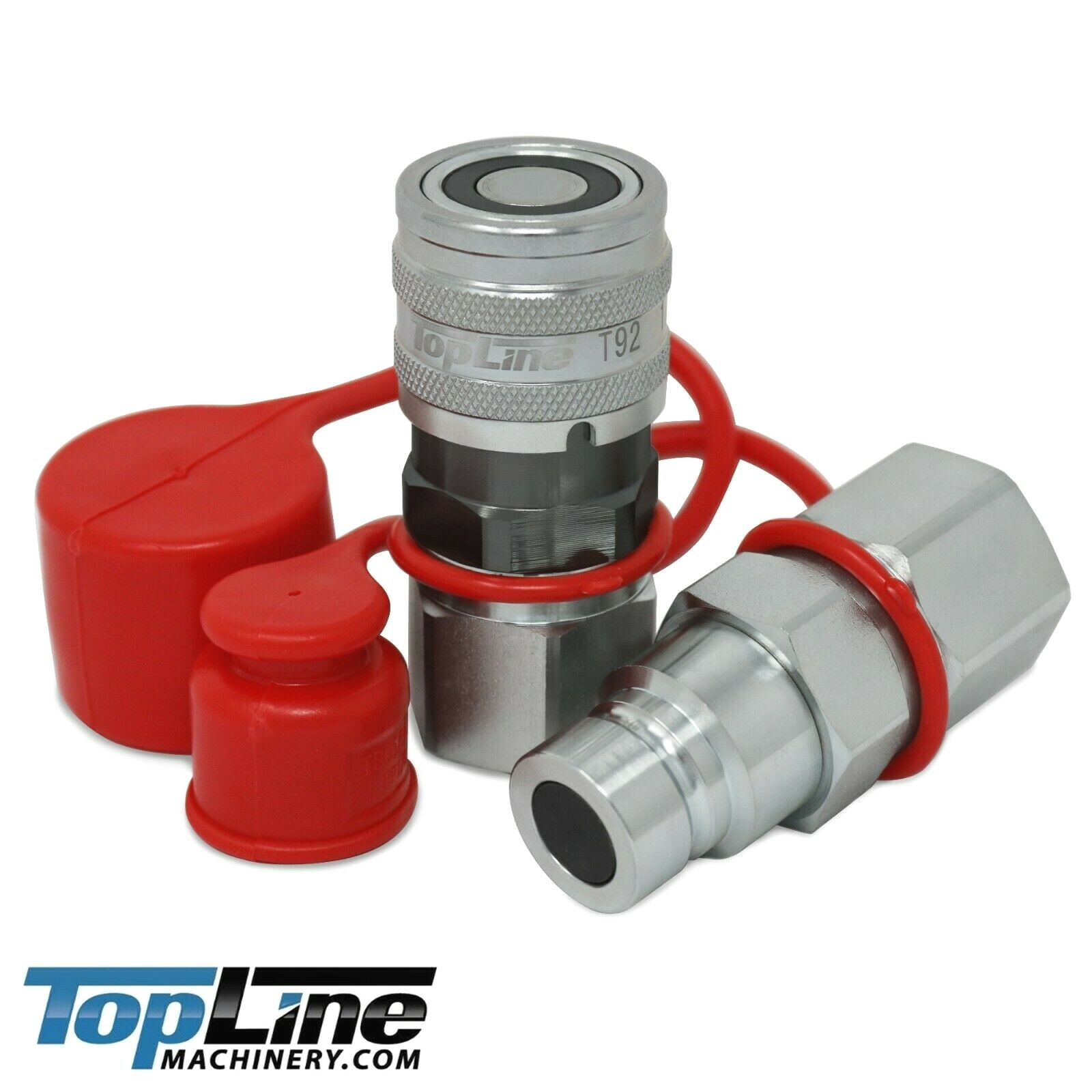 1/2" SAE(ORB) -1/2" Body Flat Face Quick Connect Hydraulic Coupler coupling TL92