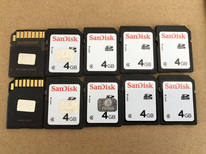 10PCS SANDISK 4GB SD CARD