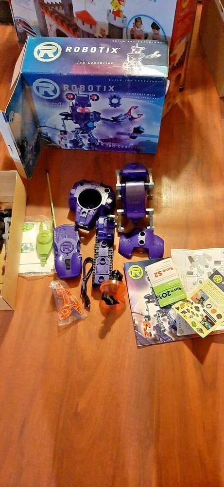 Learning Curve Robotix Wireless Remote Robot Building Kit In Box! not complete