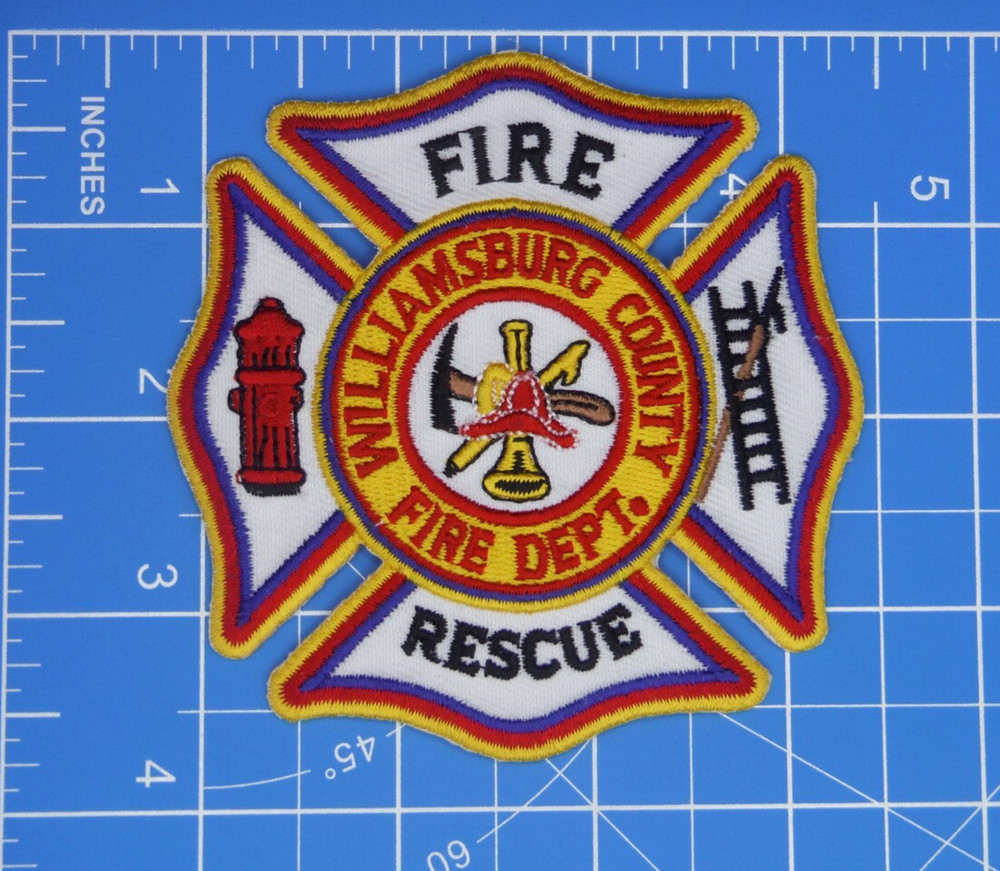 Williamsburg County South Carolina Fire Rescue patch