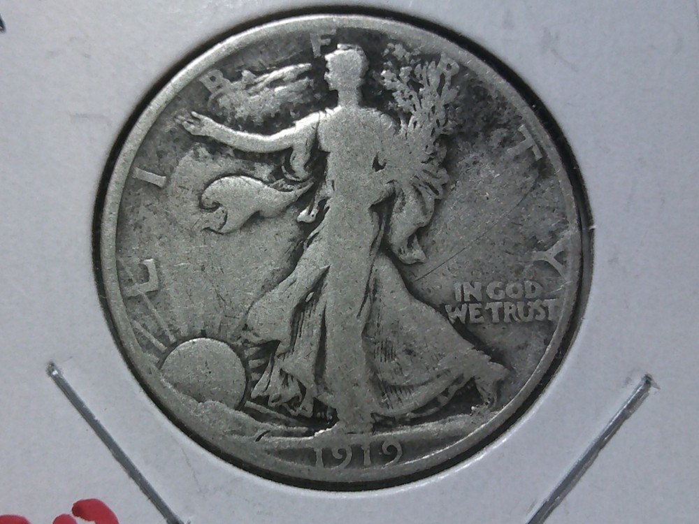 1919-P Walking Liberty HAlf Dollar 412