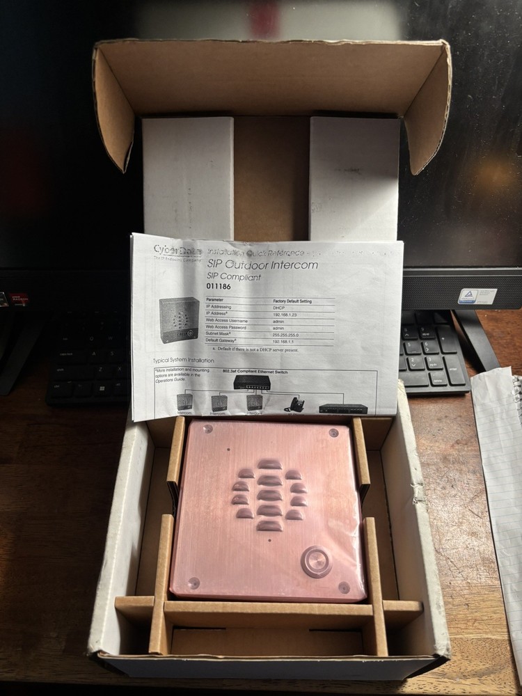 CyberData SIP Outdoor Intercom (011186)