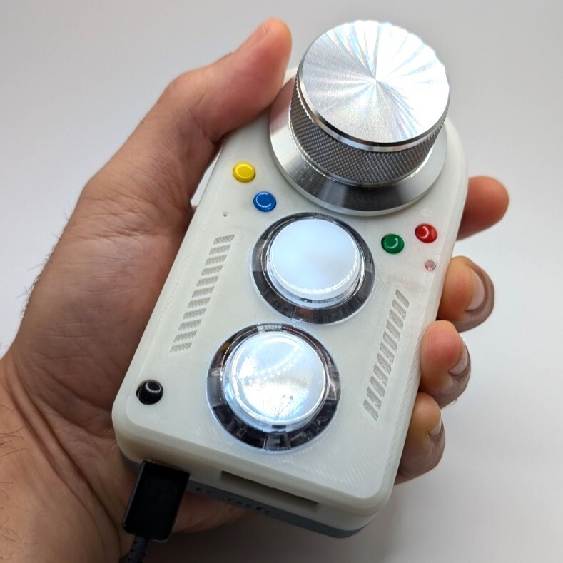 iCode Arcade Spinner Ultimate and Paddle, Steering Wheel USB Gaming Controller