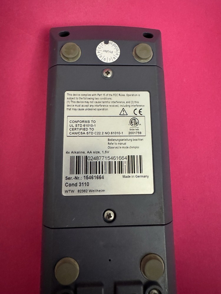 WTW Cond 3310 Portable Conductivity Meter