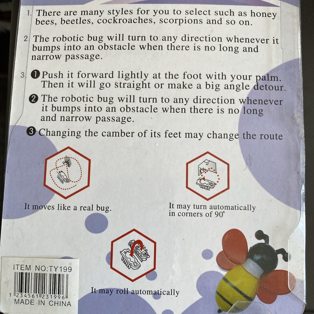 Nano-Robotic Bug Black Beetle