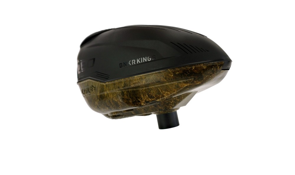 BUNKERKING CTRL 2 Bottom Shell Dipped W/ Auto Clear PAINTBALL LOADER HOPPER