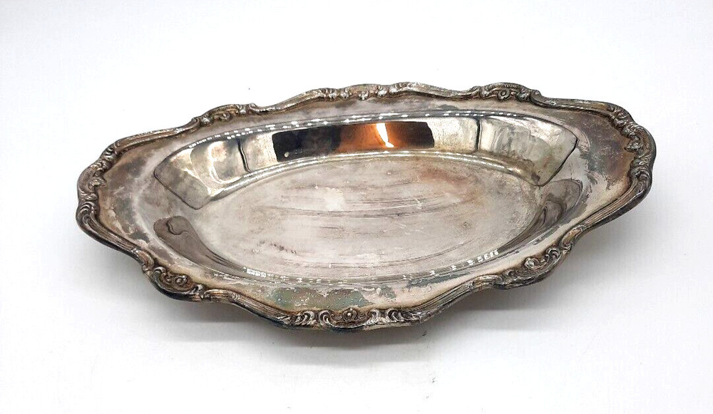 Vintage Gorham EP Brass 12.5" Oval Serving Platter