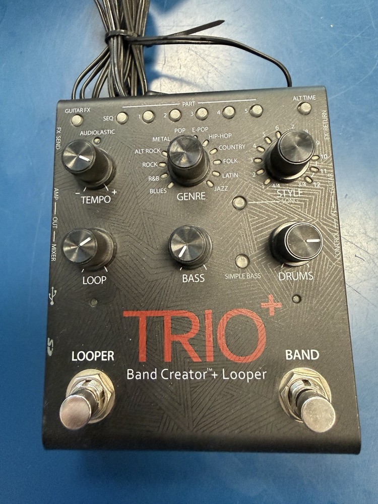 DigiTech TRIOPLUSV04 Trio Looper Footswitch Display Band Creator
