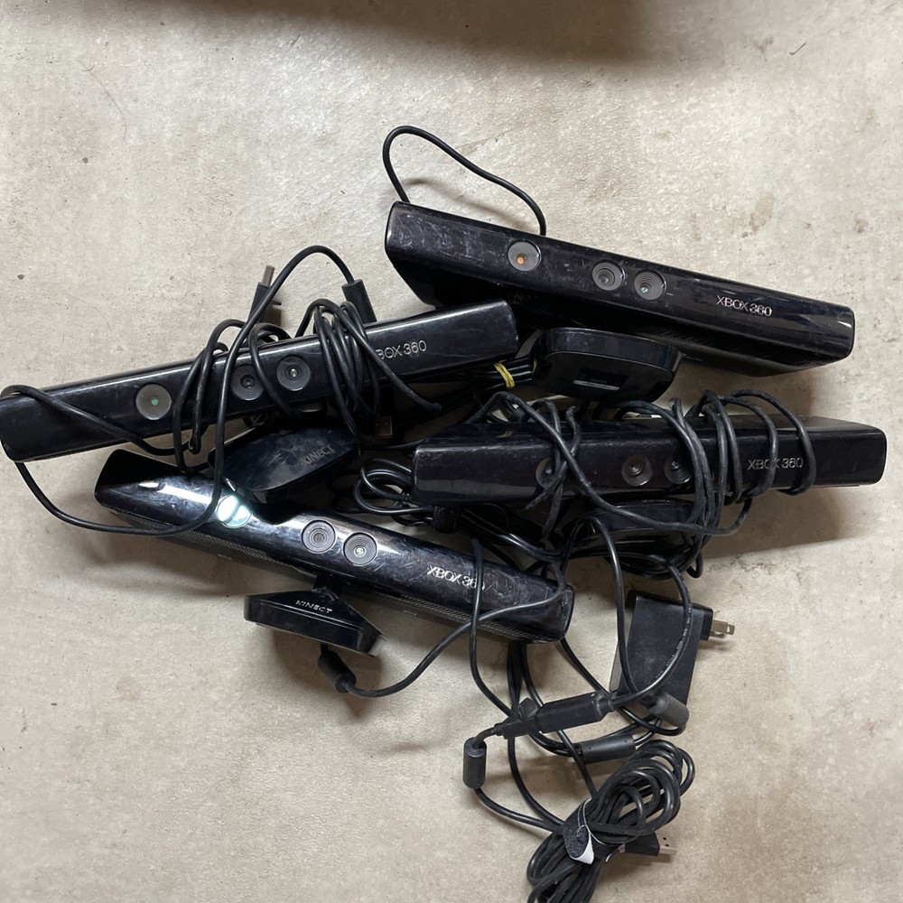 Lot of 4 Microsoft Xbox 360 Kinect Camera Sensor Bars Untested Model 1414