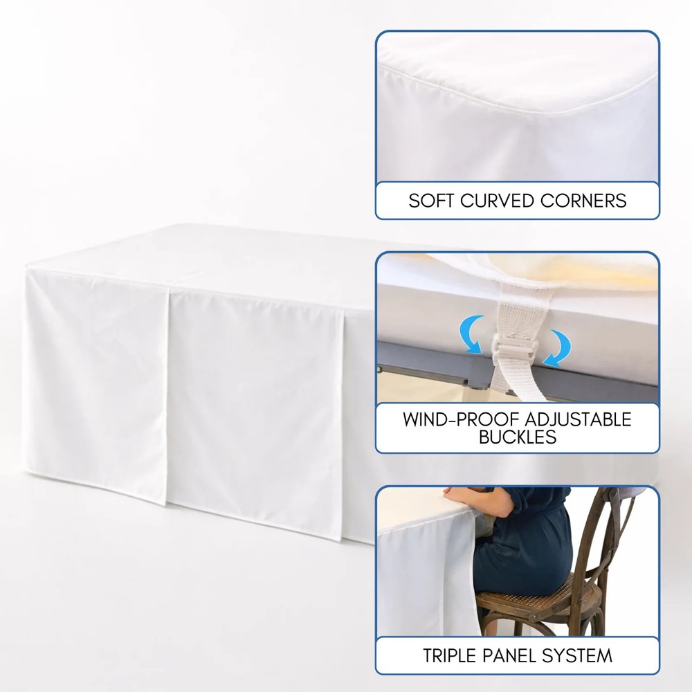 AUCTION: 6ft Premium Fitted Tablecloth for 72" x 30" Rectangular Table