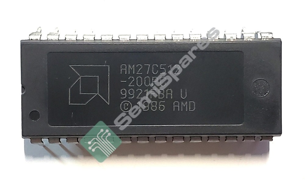 AMD AM27C512-200PC CMOS EPROM PROGRAMMABLE READ ONLY MEMORY 28-PDIP