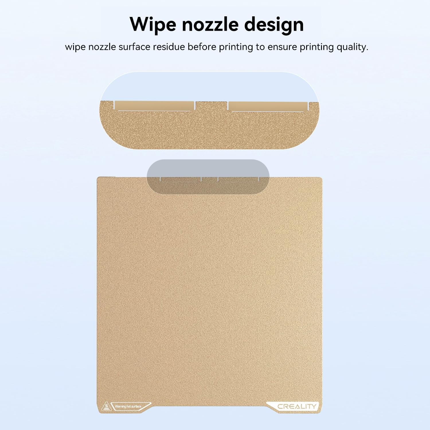 Creality K2 PEI Double Sided Frosted Build Plate Textured Plate 270x293mm for K2