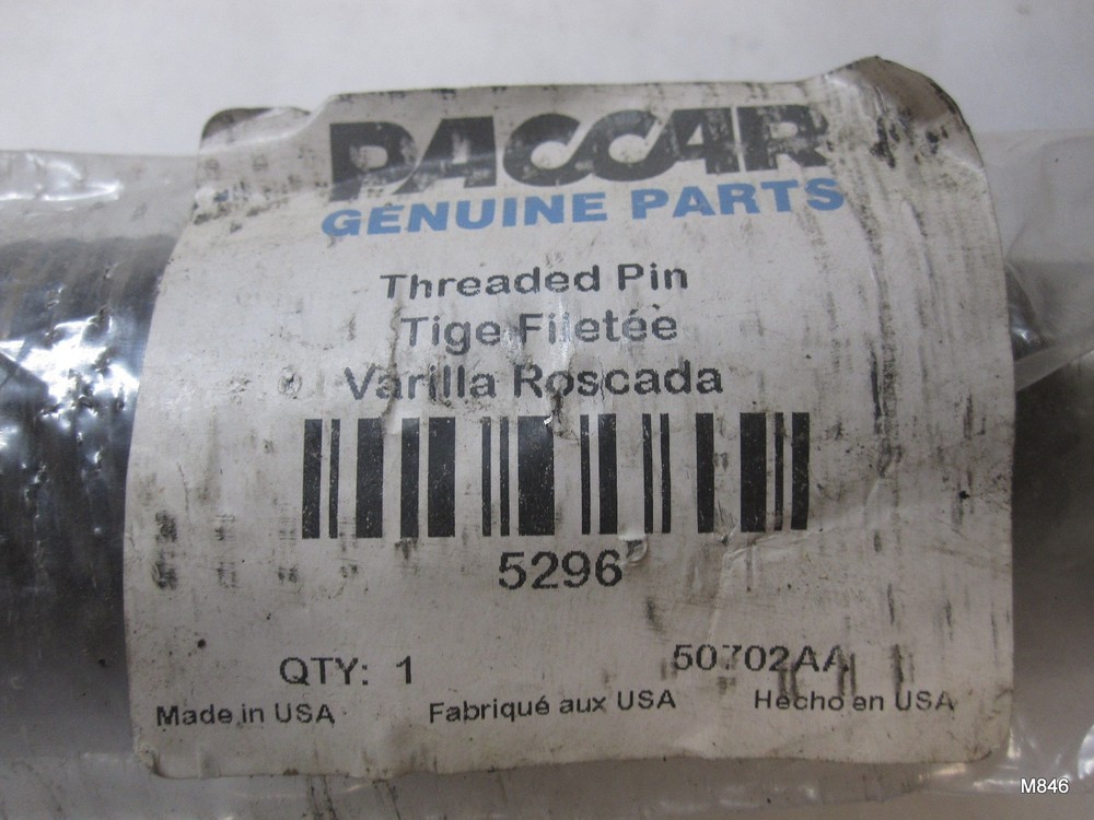 PACCAR Threaded Spring Pin 5296 50702AA
