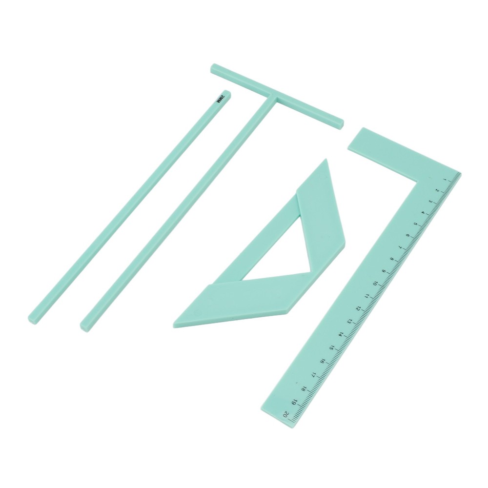 1-Comprehensive Book Binding Ruler Kit For Precise Scrapbook Crafting XEAP