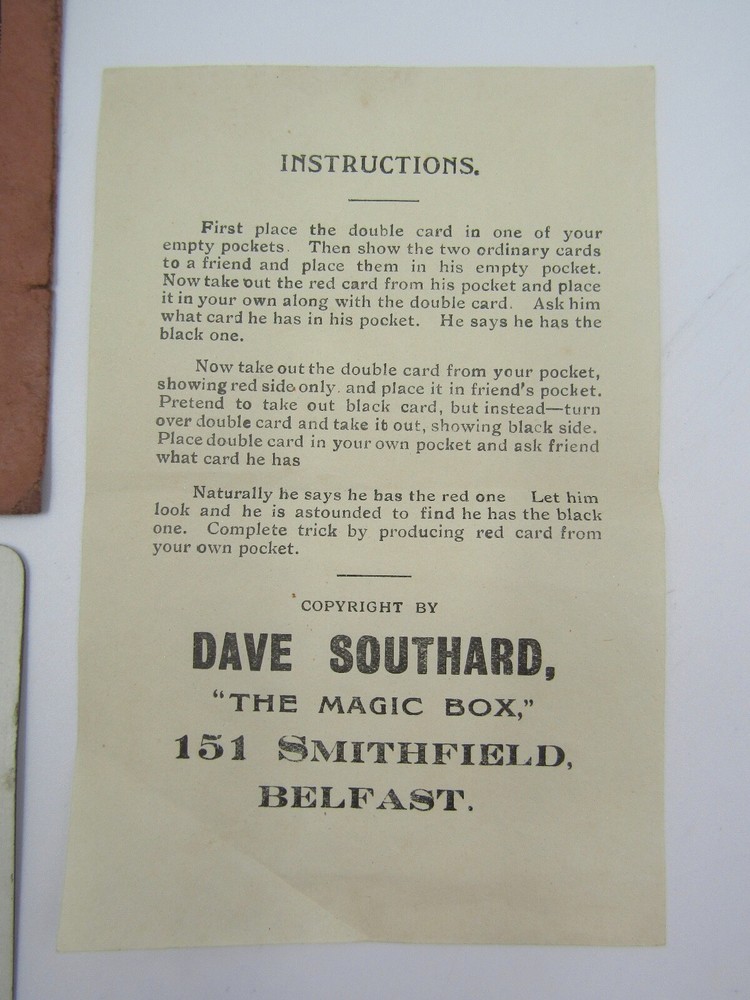 Vintage Dave Southard's 'Magic Box', Smithfield Belfast - Ringing The Changes