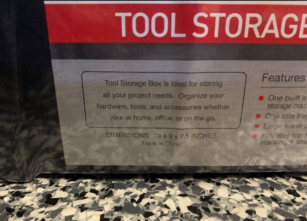 Torelli Tool Storage Box, Compact Tool Box, Carry, Many Compartments