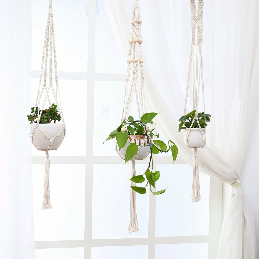 5pc. Macramé Plant Hangers