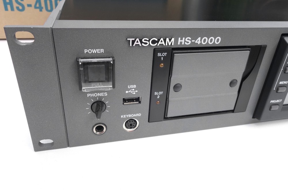 TASCAM HS-4000 2x STEREO SOLID STATE DIGITAL RECORDER/S WITH NETWORK & TIMECODE