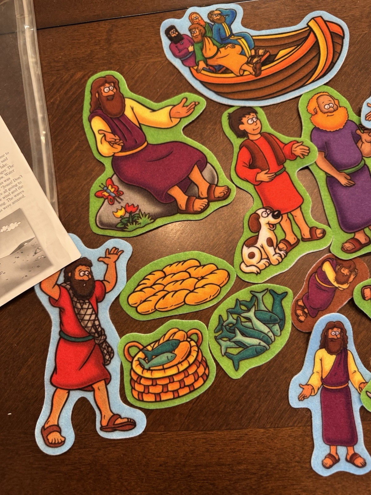 The Beginners Bible Story Felt Figures for Flannel Board Miracles Of Jesus w