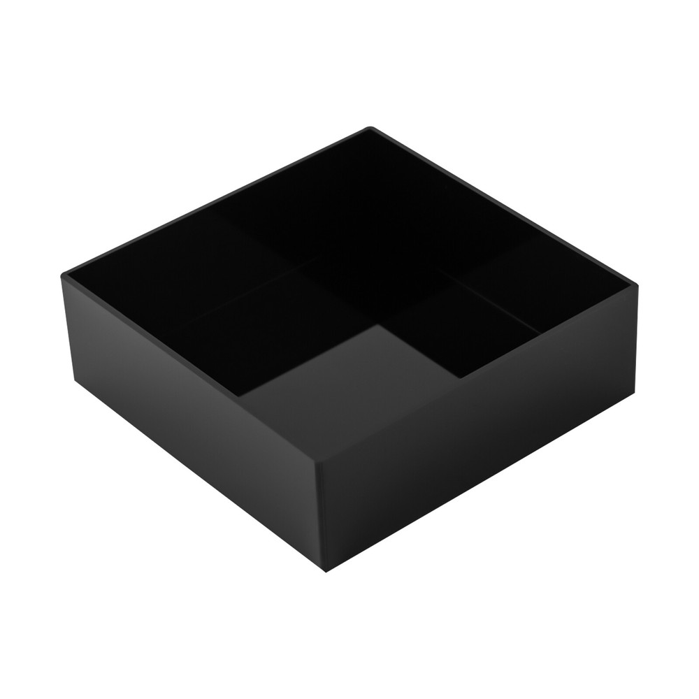 6 Pcs Acrylic Display Risers Acrylic Boxes Acrylic Display Nesting Cubes Black