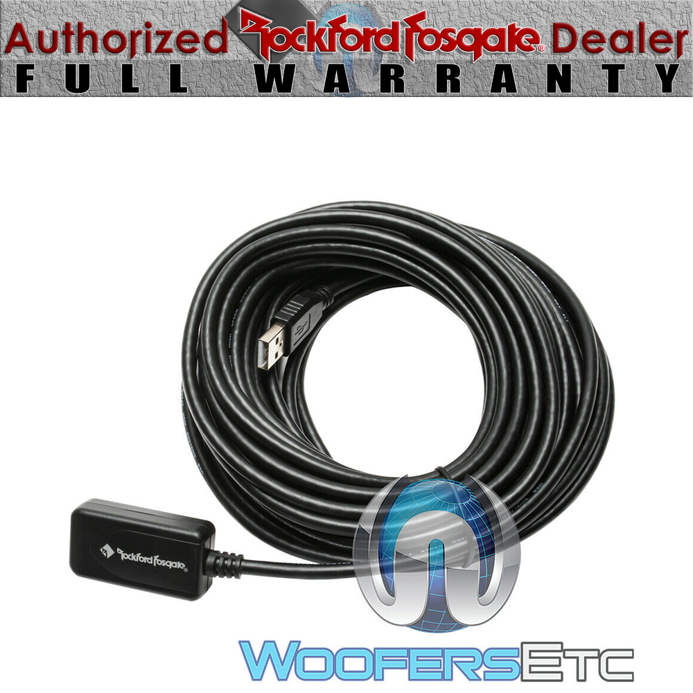 ROCKFORD FOSGATE PMX-USBEXT 33FT USB EXTENSION CABLE