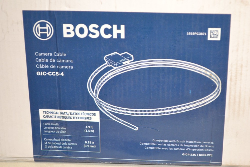 BOSCH GIC-CC5-4 Inspection Camera Cable - 4.9 Ft