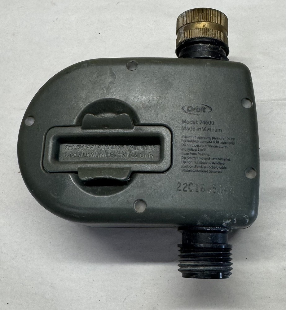 Orbit 1 Dial 1 Outlet Water Timer Hose Faucet Interval Programing #24600
