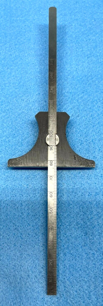 BROWN & SHARP 599-615 DEPTH GAGE RULER 0-6" RANGE