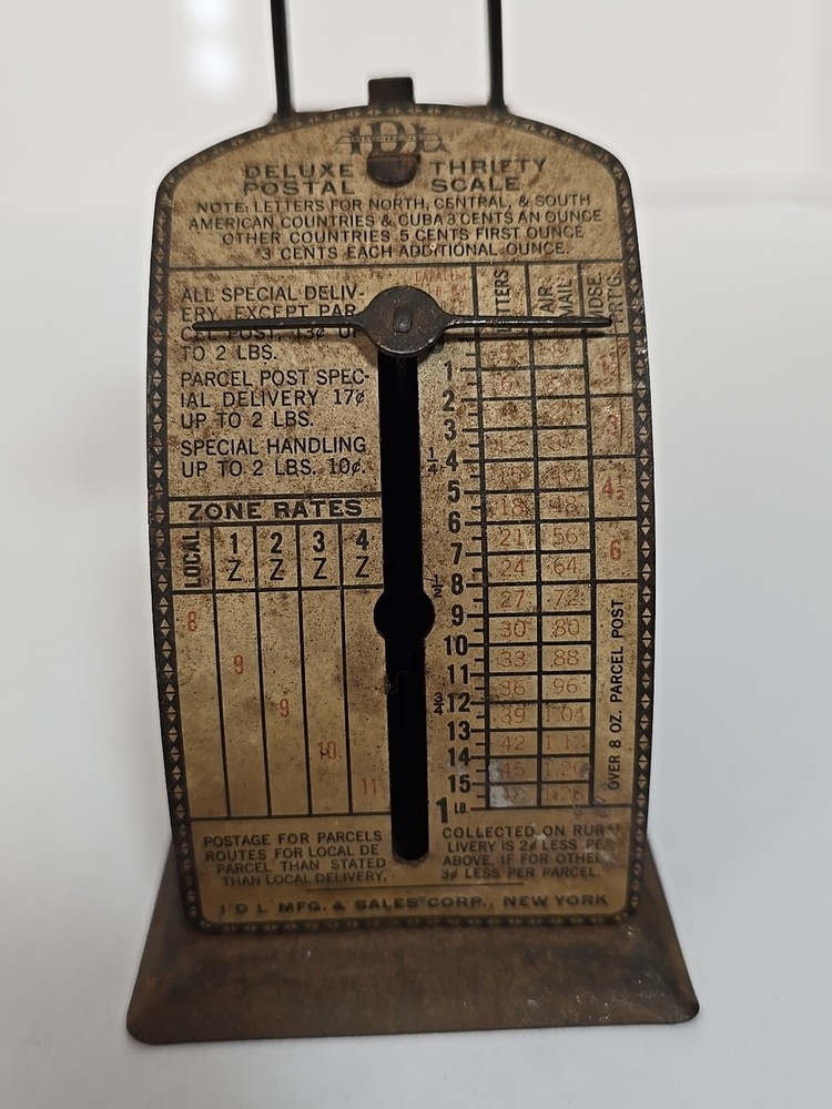 Vintage Postal Deluxe Thrifty Postage Scale