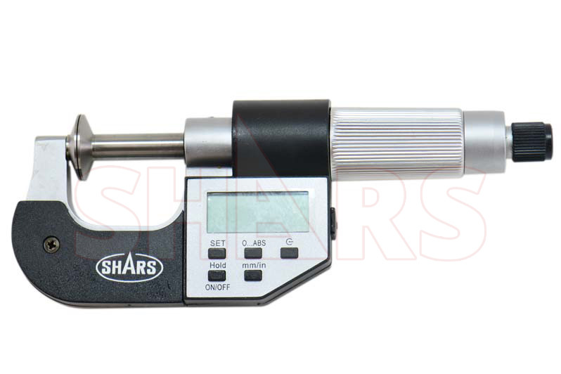 Shars 0-1" Electronic Digital Disc Micrometer Inch Metric New P]