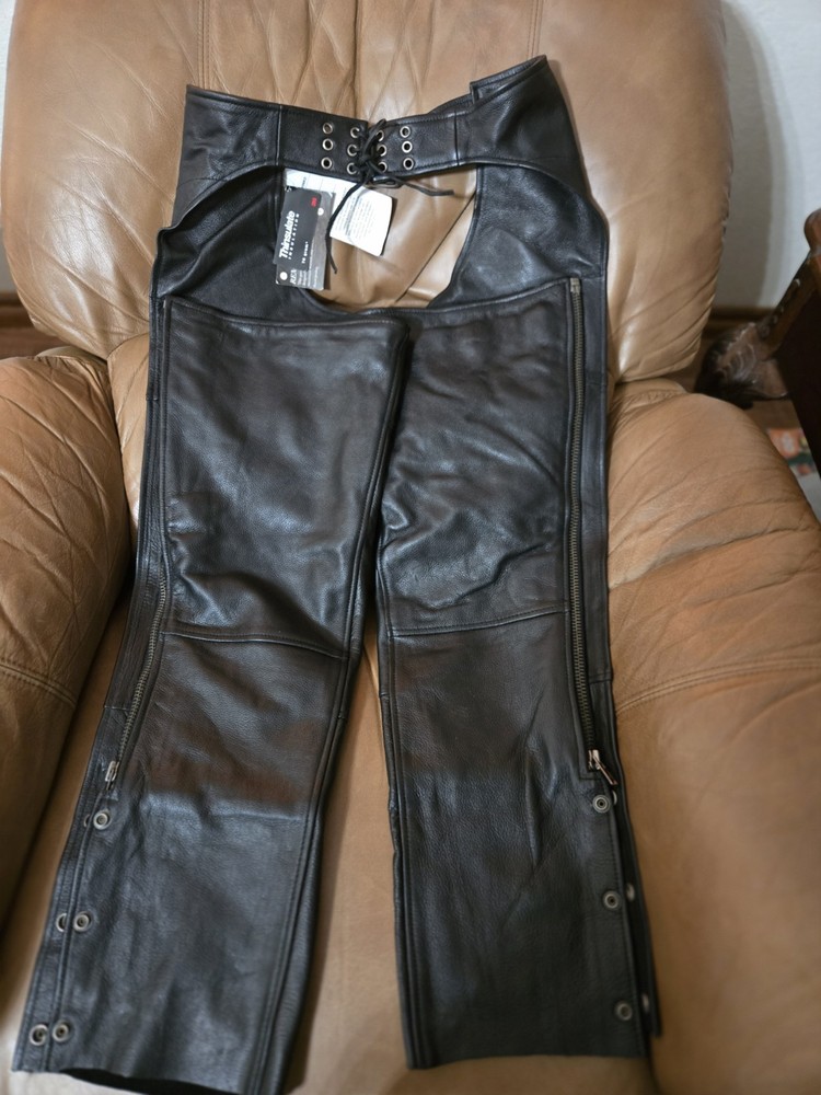 Women's Leather Chaps Full Length