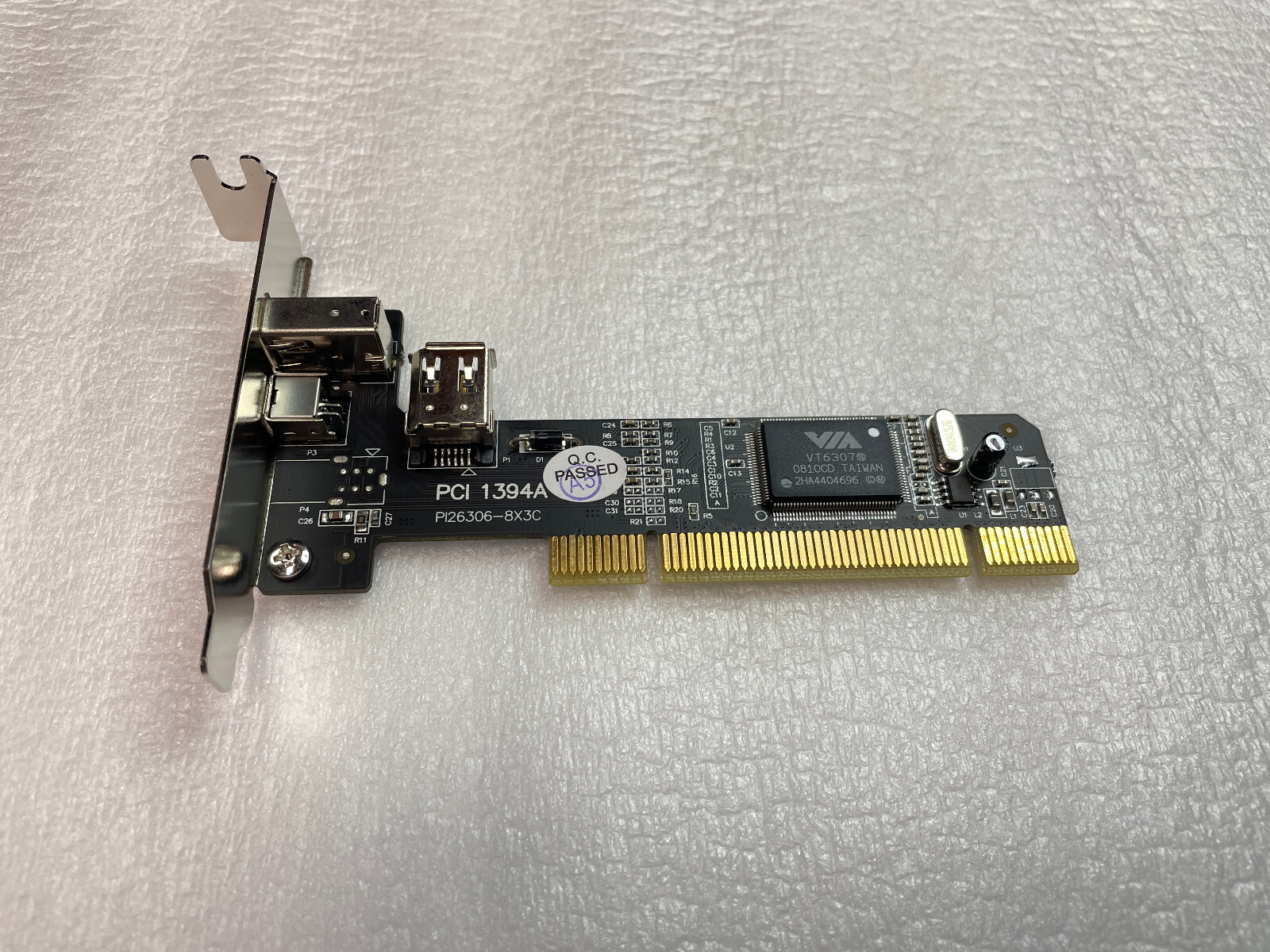 Startech 3 Port PCI 1394A Firewire 400 Adapter Low Profile Card NEW