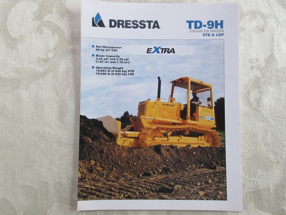 Dressta TD-9H Crawler Dozer Brochure 2001