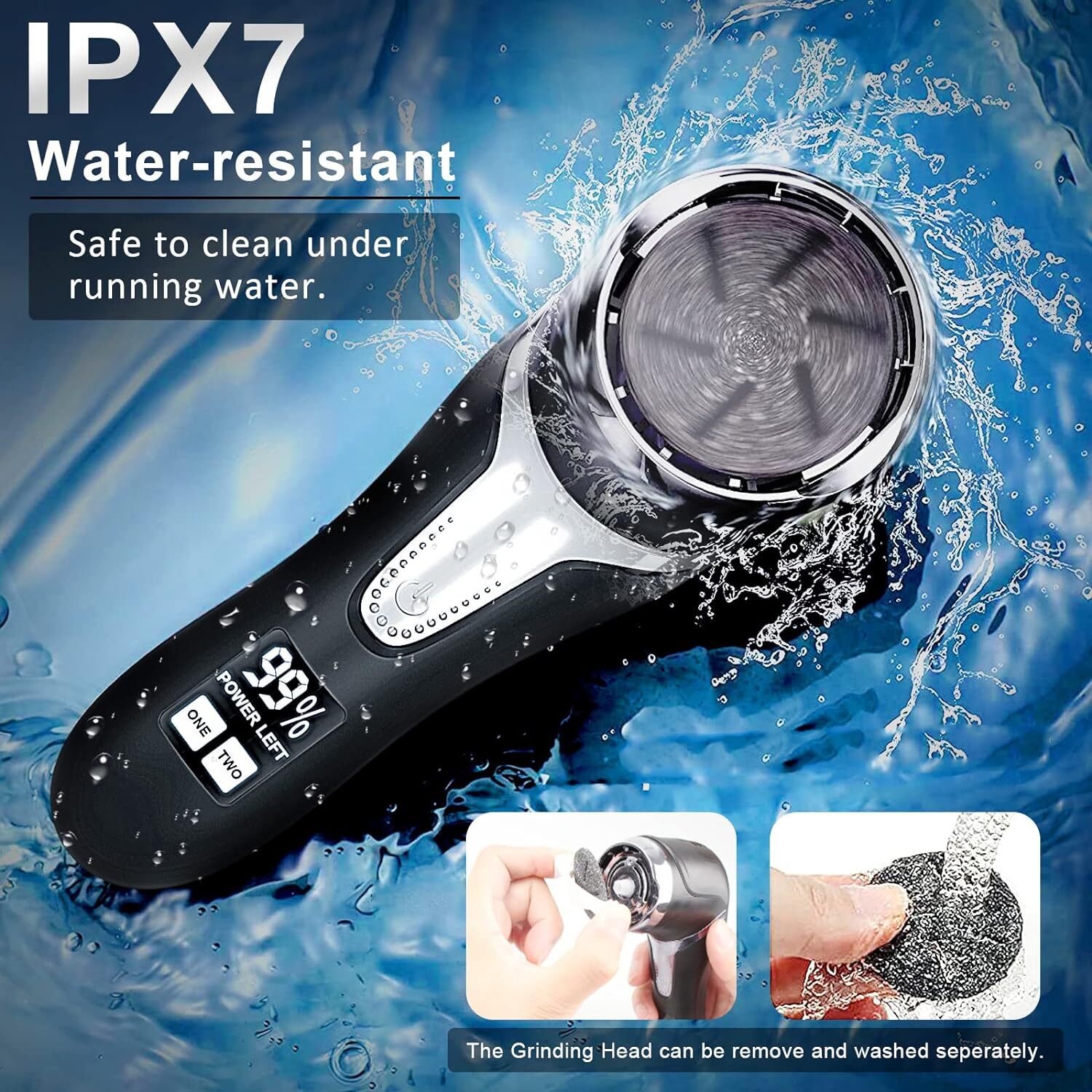 Electric Callus Remover for Feet Portable Pedicure Kit Foot File Callus Remover