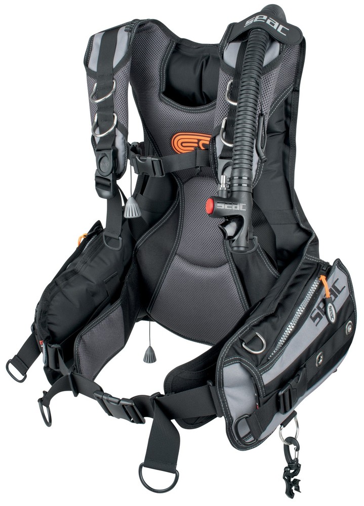 SEAC EQ-PRO Buoyancy Compensator - Black/Grey - Medium