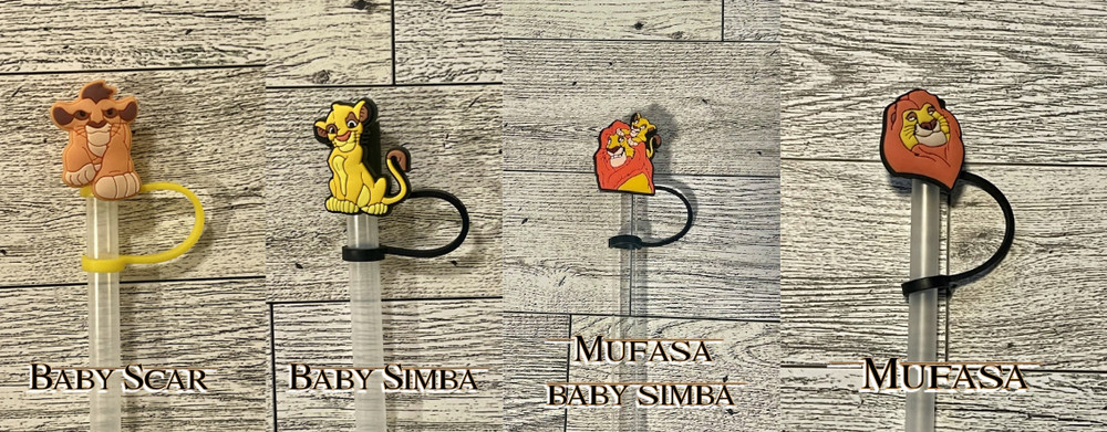 Lion King Straw Toppers