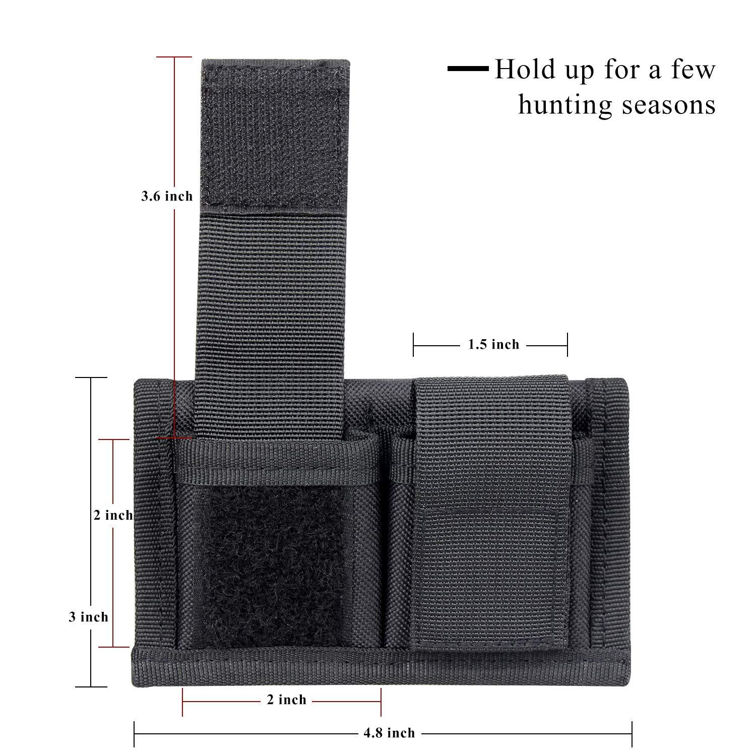 US Revolver Triple/Double Speed Loader Pouch Waist Storage Bag .32 .38 .357 .41