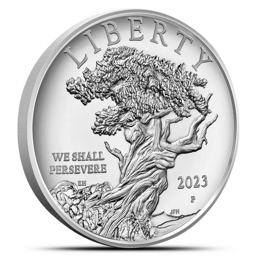 2023-P 1 oz Proof American Liberty Silver Medal (Box, CoA)