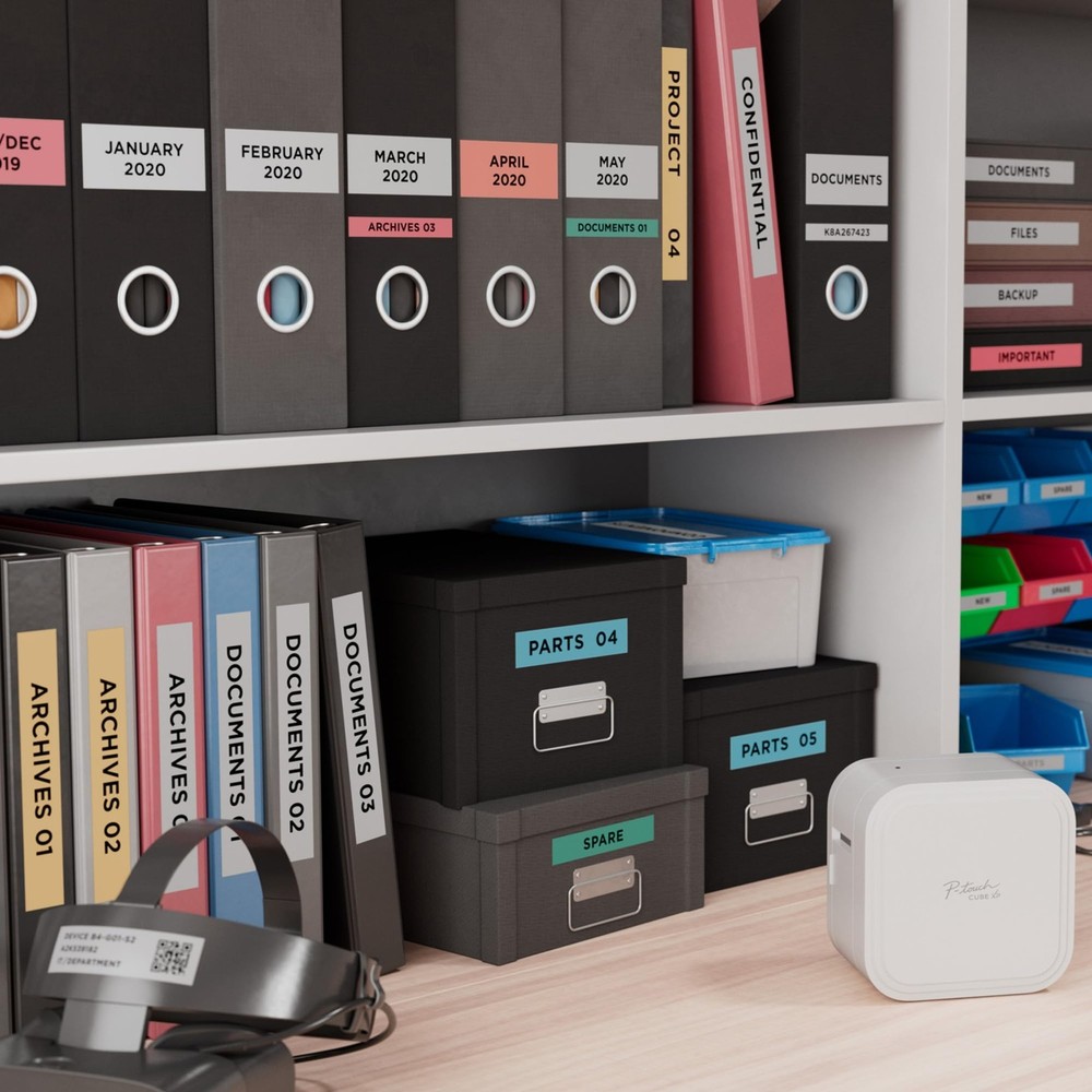 Brother P-Touch Cube XP Monochrome Label Maker with Bluetooth® Wireless